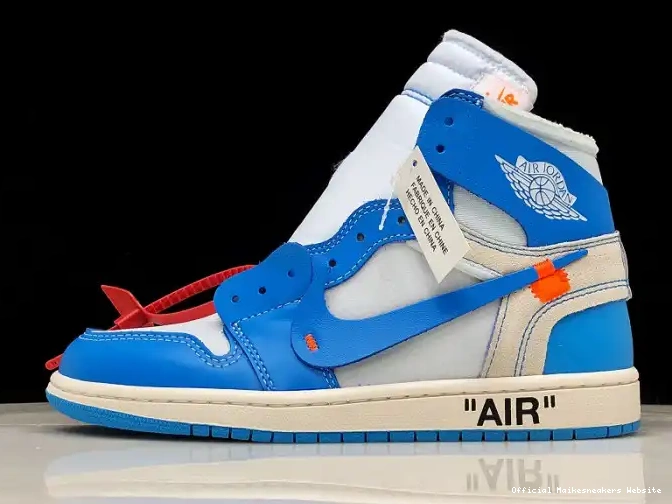 Official Maikesneakers AQ0818-148 1 Off-White Jordan Blue Air UNC Powder 0503